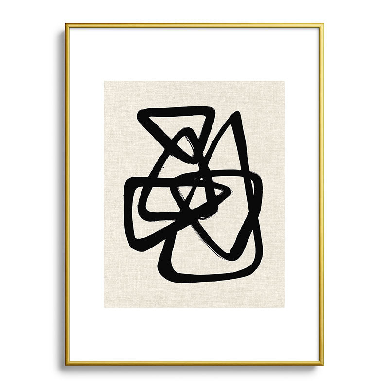 A Family Of Five Framed Art Print