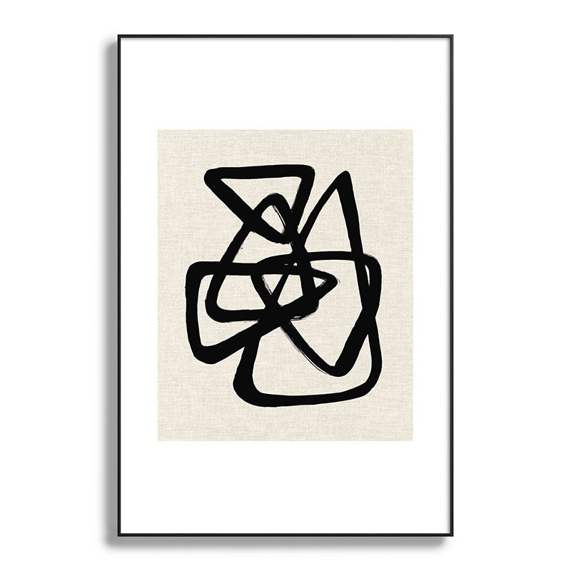 A Family Of Five Framed Art Print