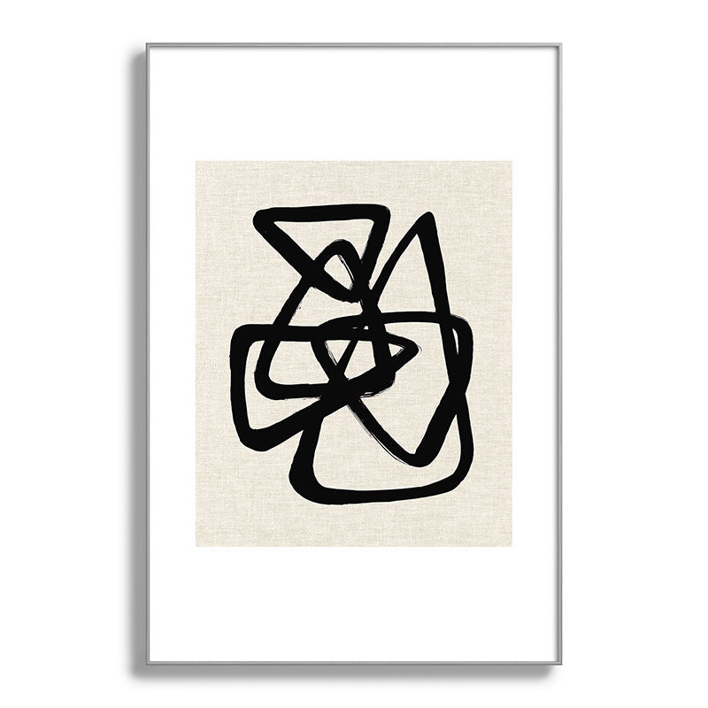 A Family Of Five Framed Art Print