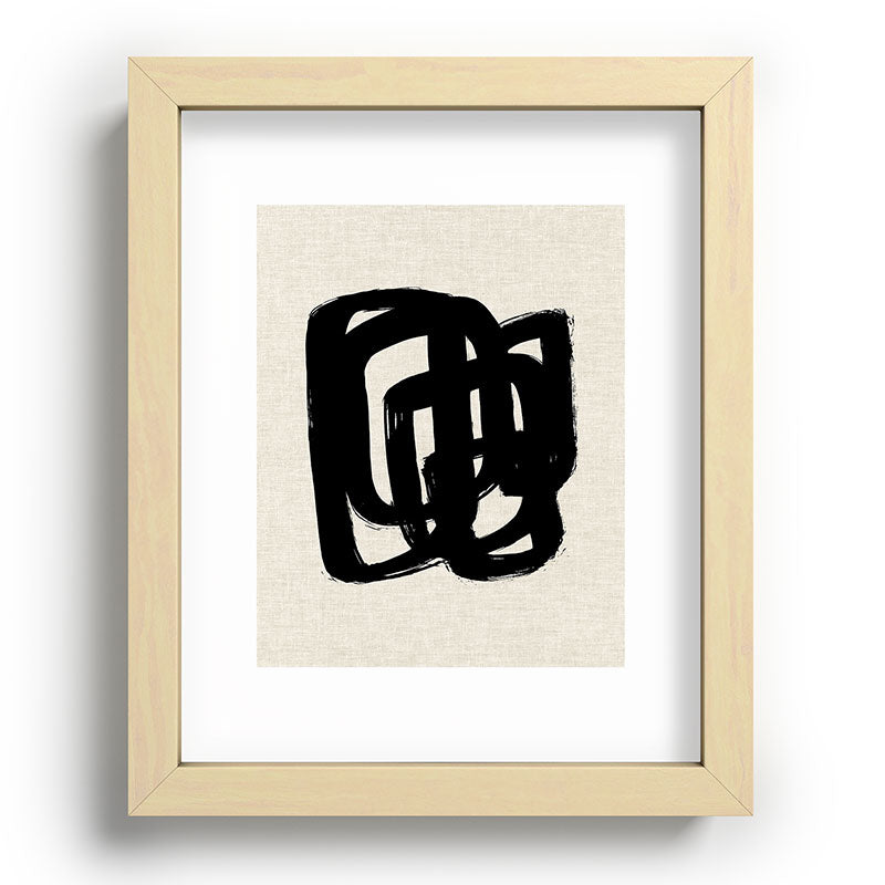 A Heavy Thought Framed Art Print