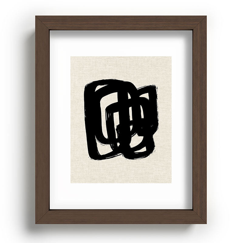 A Heavy Thought Framed Art Print