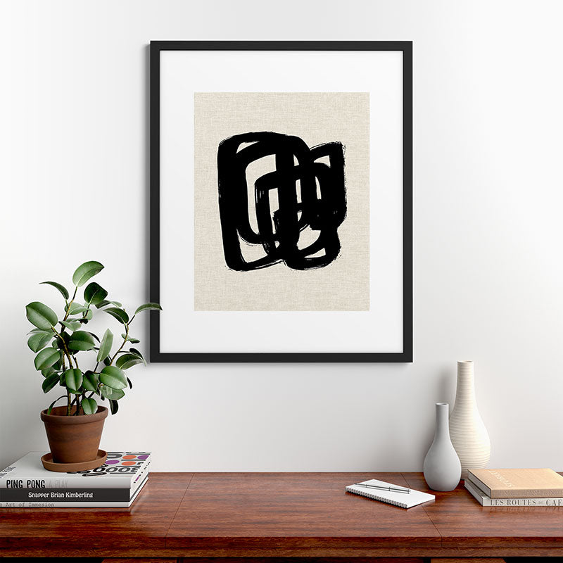 A Heavy Thought Framed Art Print