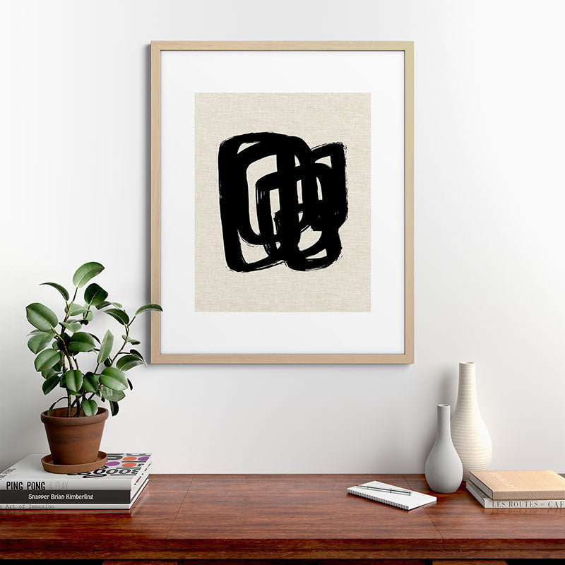 A Heavy Thought Framed Art Print