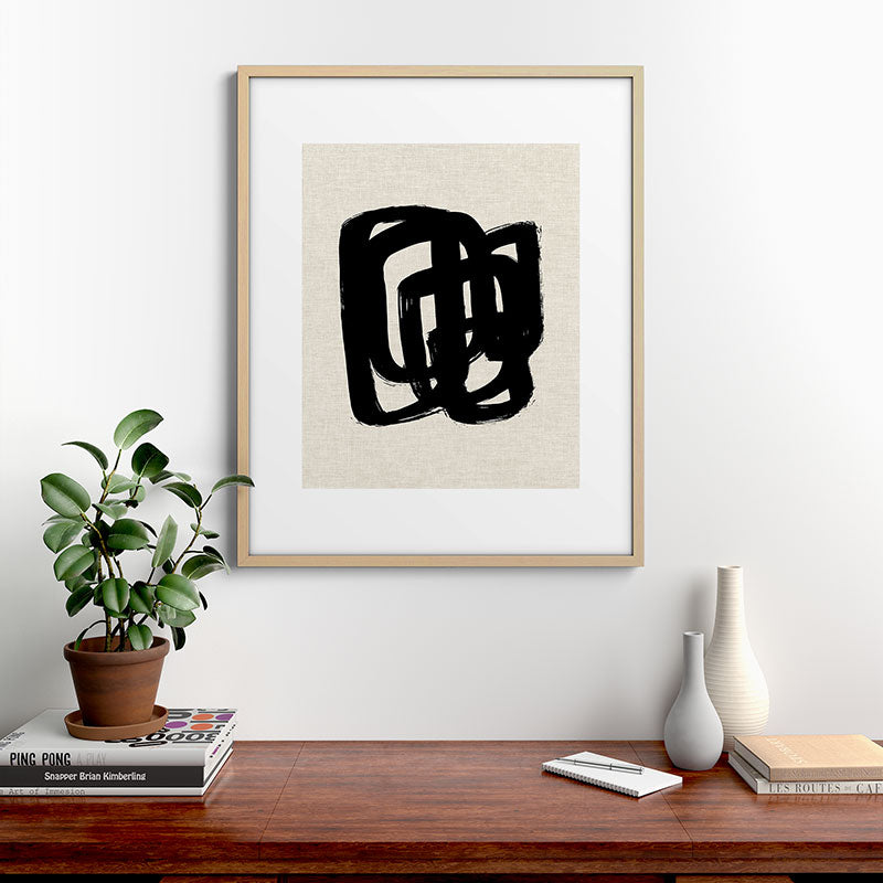 A Heavy Thought Framed Art Print