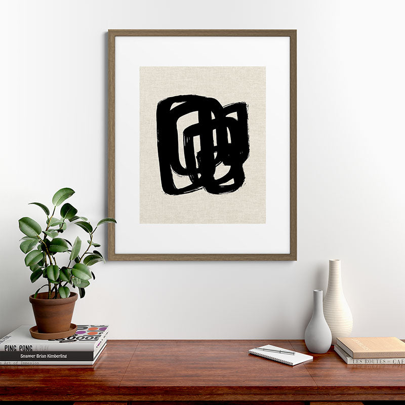 A Heavy Thought Framed Art Print
