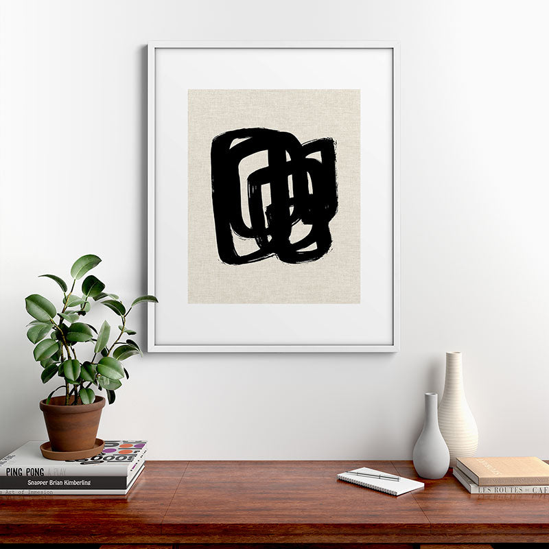 A Heavy Thought Framed Art Print