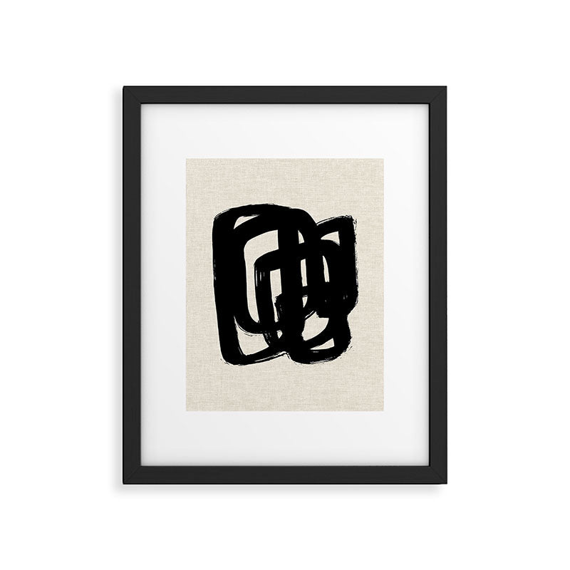 A Heavy Thought Framed Art Print