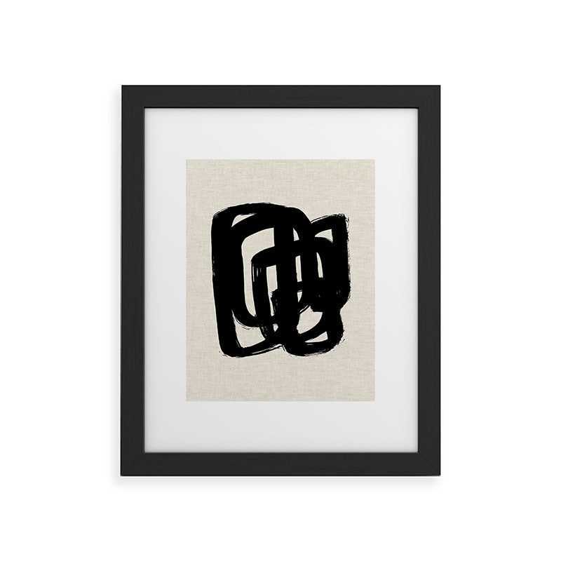 A Heavy Thought Framed Art Print