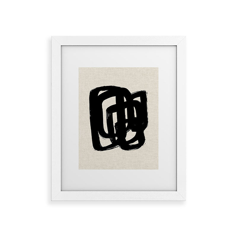 A Heavy Thought Framed Art Print