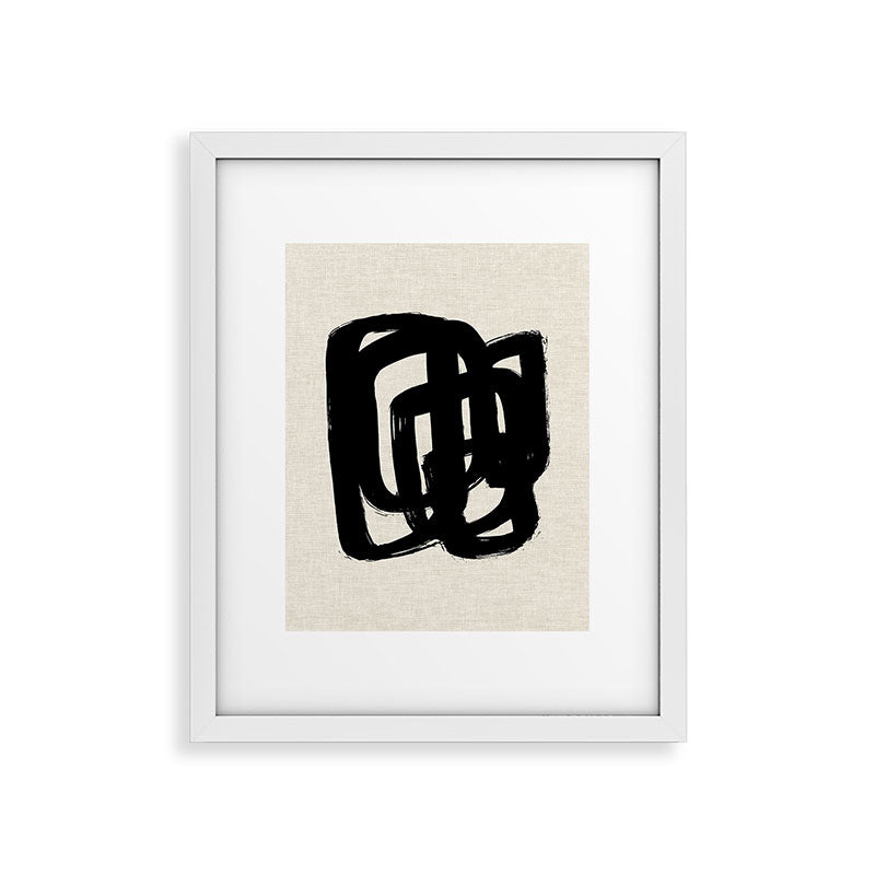 A Heavy Thought Framed Art Print
