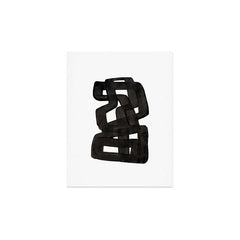 Boulder' Mid Century Modern Fun Abstract Shapes  Art Print
