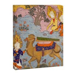 "Coffin of Imam 'Ali", Folio from a Falnama (The Book of Omens) of Ja'far al-Sadiq Canvas Print