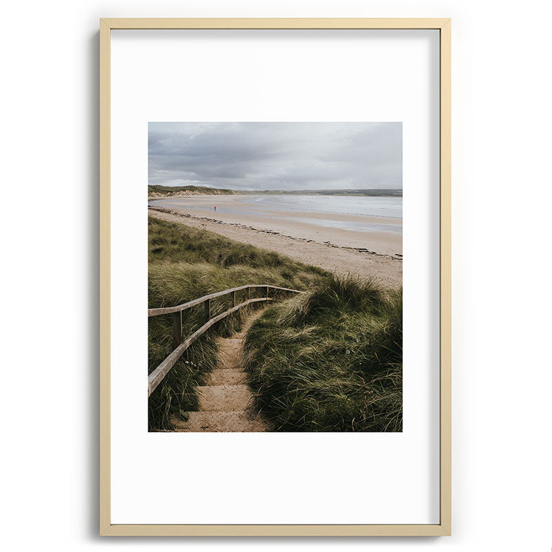 A day at the beach - Landscape and Nature Photography Framed Art Print