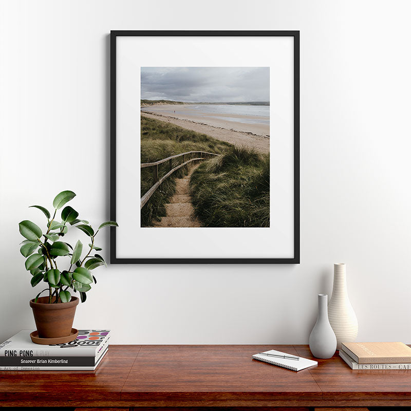 A day at the beach - Landscape and Nature Photography Framed Art Print