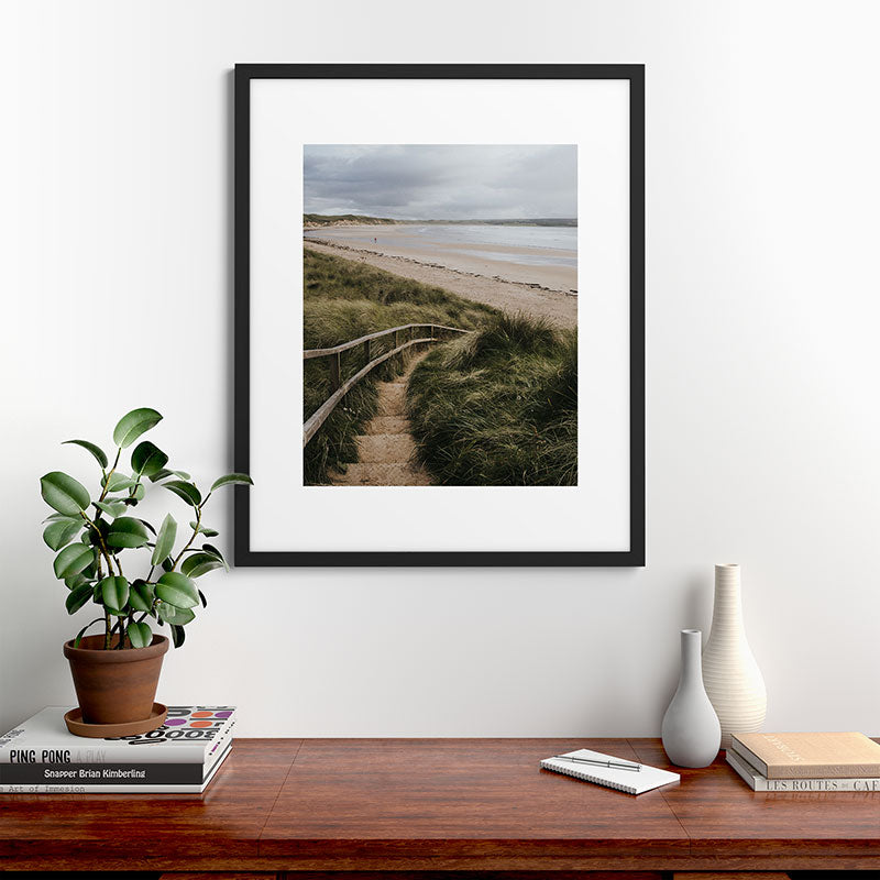 A day at the beach - Landscape and Nature Photography Framed Art Print