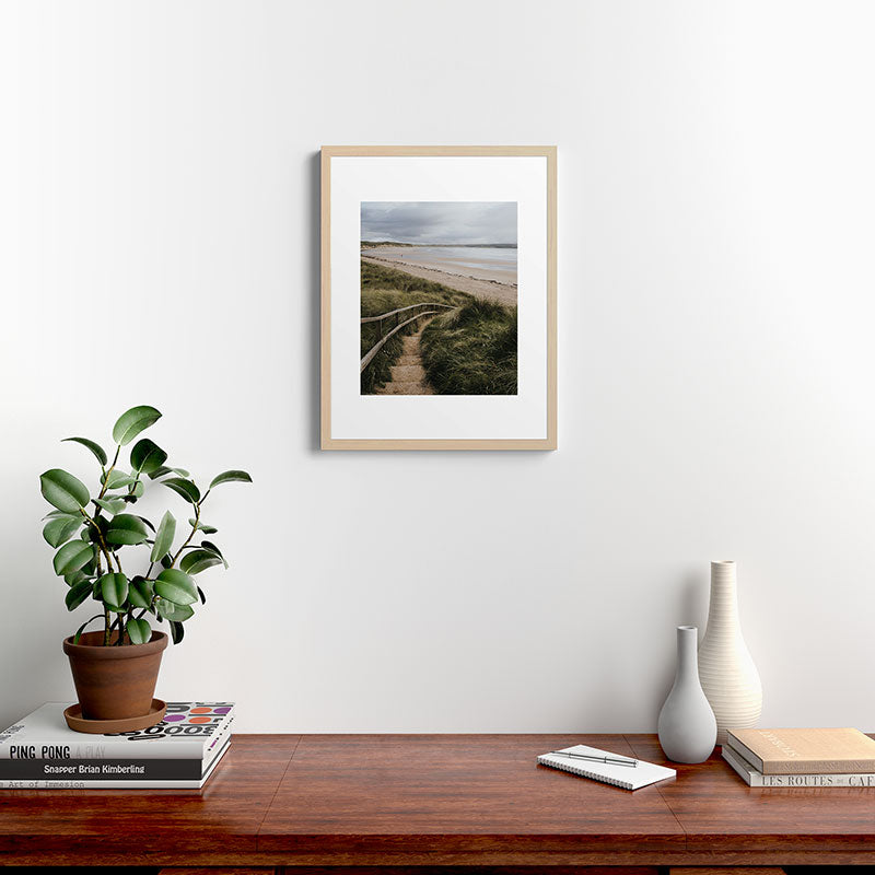 A day at the beach - Landscape and Nature Photography Framed Art Print