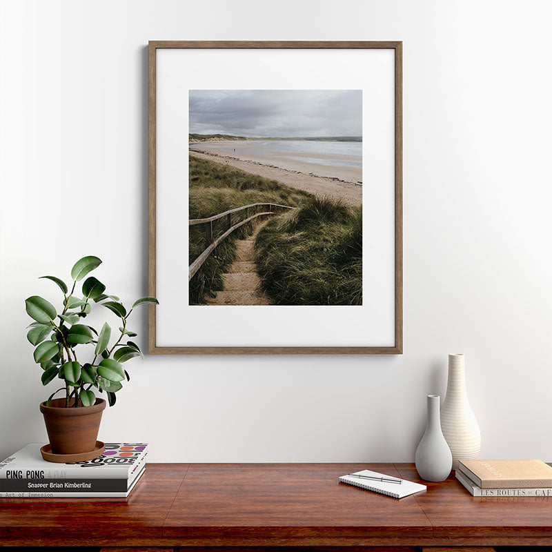 A day at the beach - Landscape and Nature Photography Framed Art Print