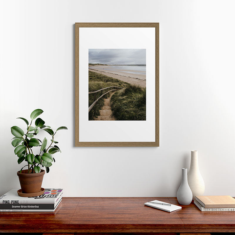 A day at the beach - Landscape and Nature Photography Framed Art Print