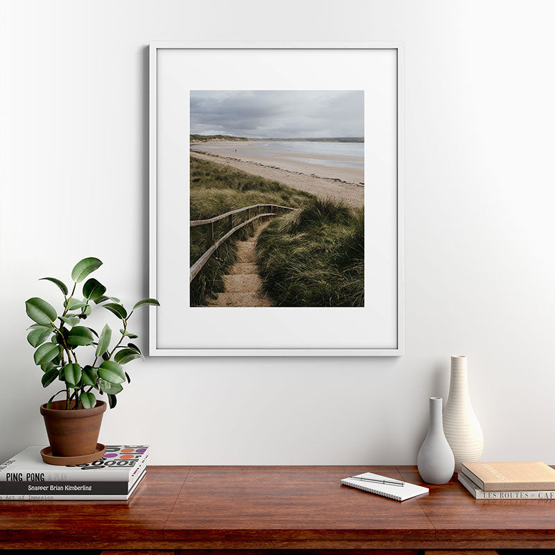 A day at the beach - Landscape and Nature Photography Framed Art Print