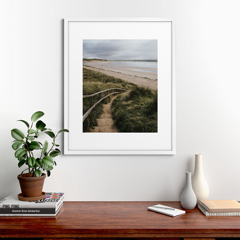 A day at the beach - Landscape and Nature Photography Framed Art Print