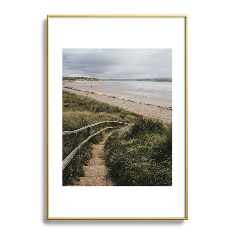 A day at the beach - Landscape and Nature Photography Framed Art Print
