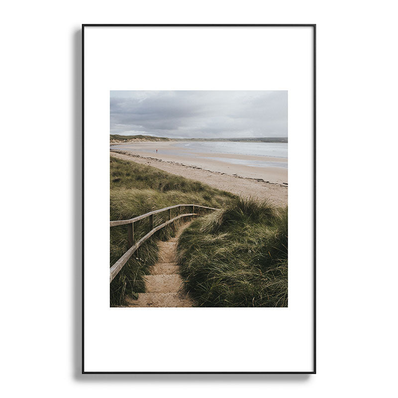 A day at the beach - Landscape and Nature Photography Framed Art Print