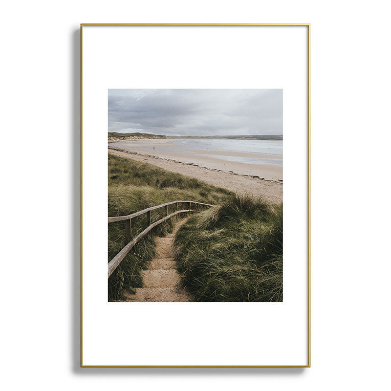 A day at the beach - Landscape and Nature Photography Framed Art Print