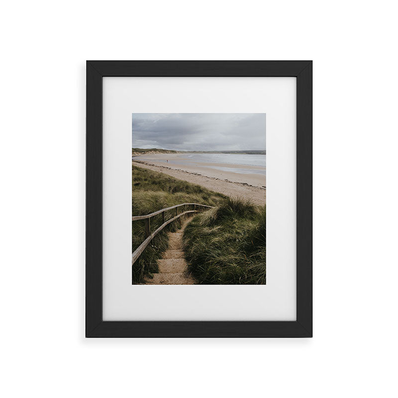 A day at the beach - Landscape and Nature Photography Framed Art Print