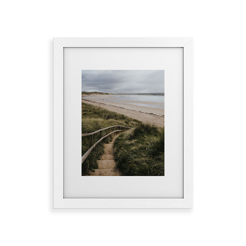 A day at the beach - Landscape and Nature Photography Framed Art Print