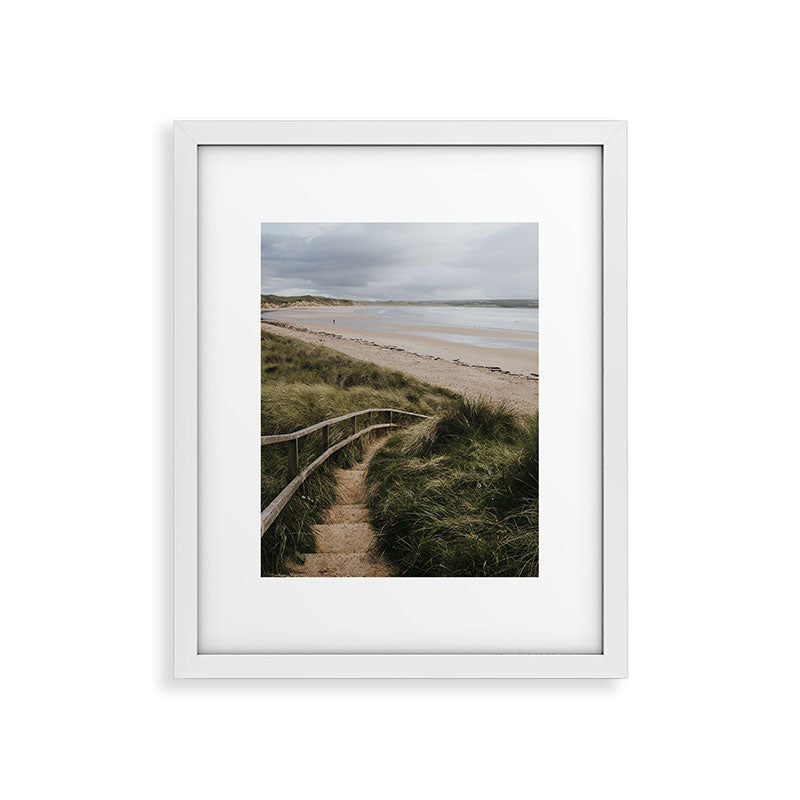 A day at the beach - Landscape and Nature Photography Framed Art Print