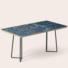 1900 Star Constellation Map - Chart Vintage Poster Coffee Table