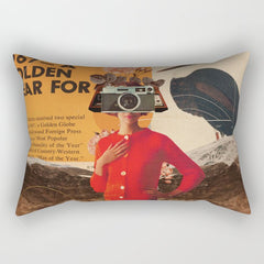 a Golden Year Rectangular Pillow