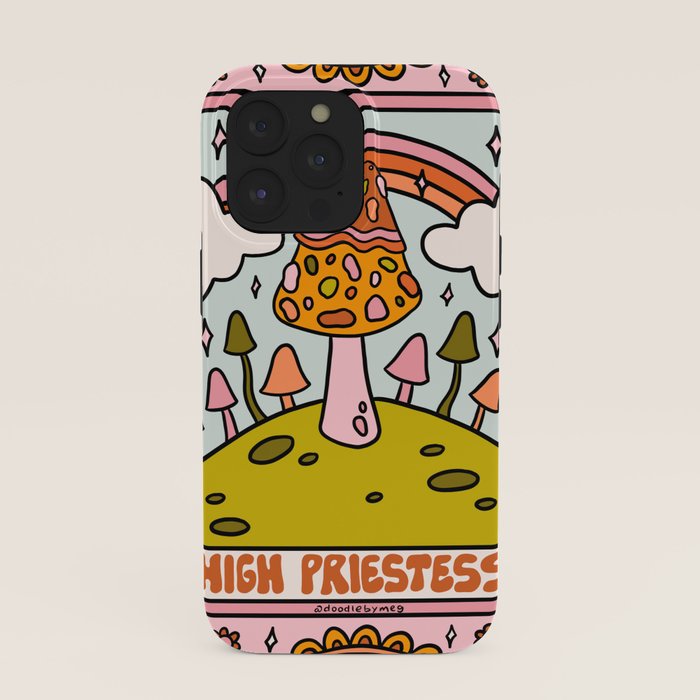 2. High Priestess Mushroom iPhone Case