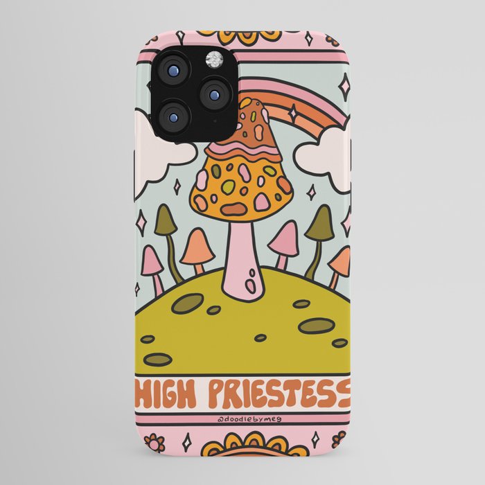 2. High Priestess Mushroom iPhone Case