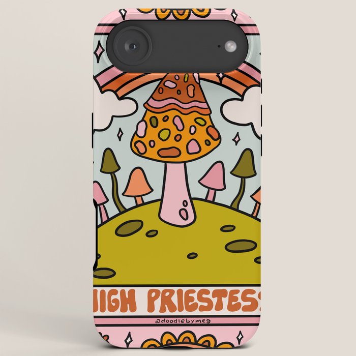 2. High Priestess Mushroom iPhone Case