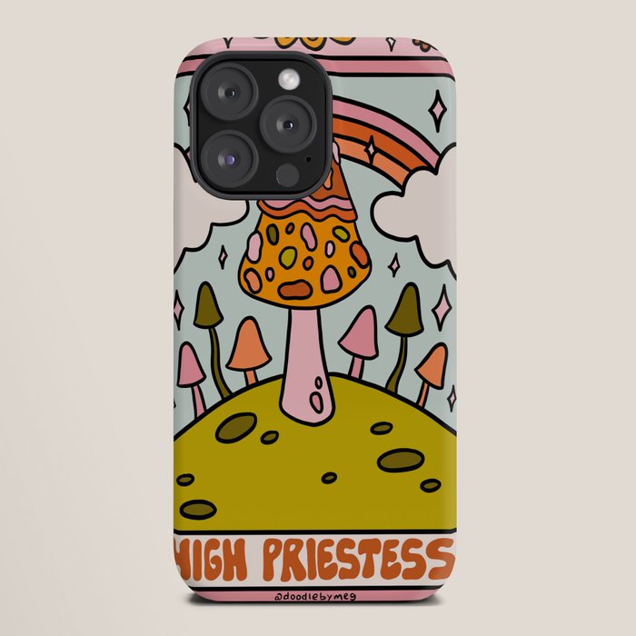 2. High Priestess Mushroom iPhone Case