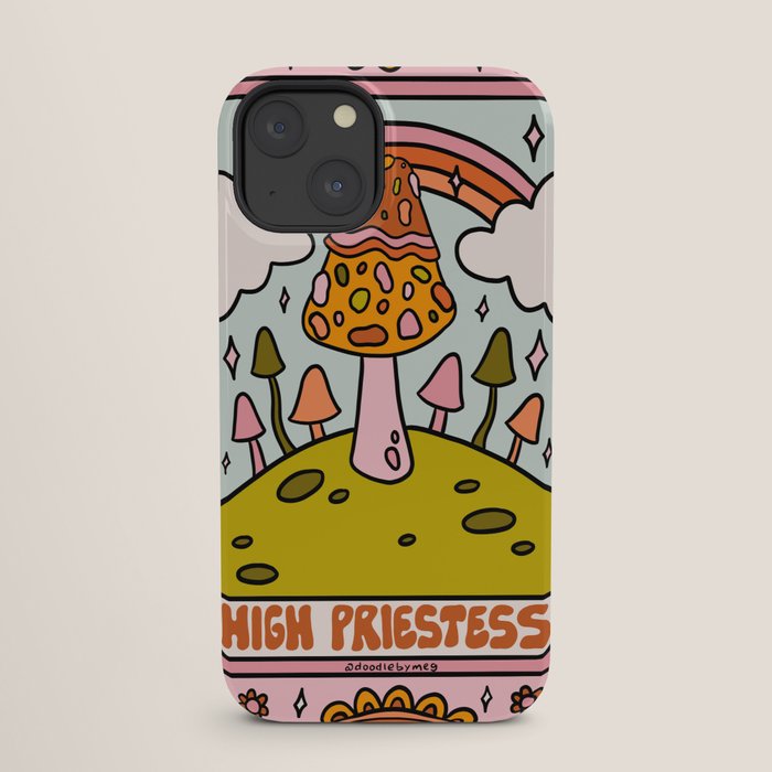 2. High Priestess Mushroom iPhone Case