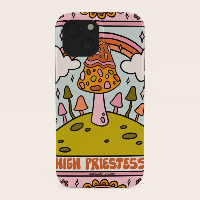 2. High Priestess Mushroom iPhone Case