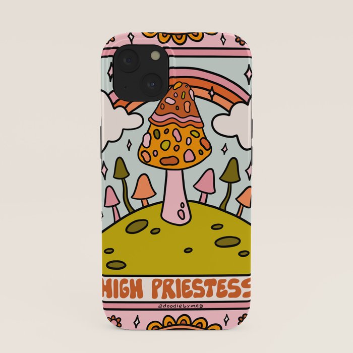 2. High Priestess Mushroom iPhone Case