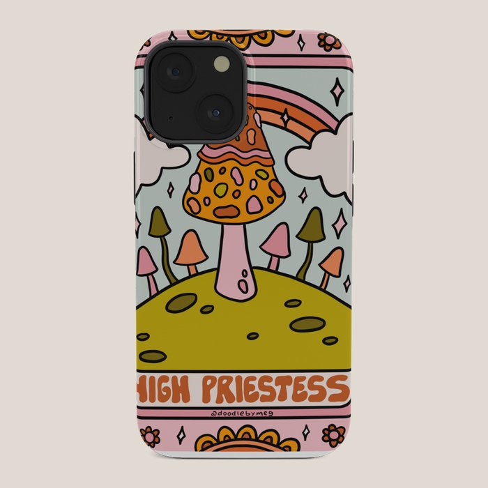 2. High Priestess Mushroom iPhone Case