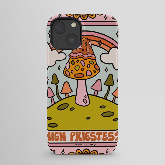 2. High Priestess Mushroom iPhone Case