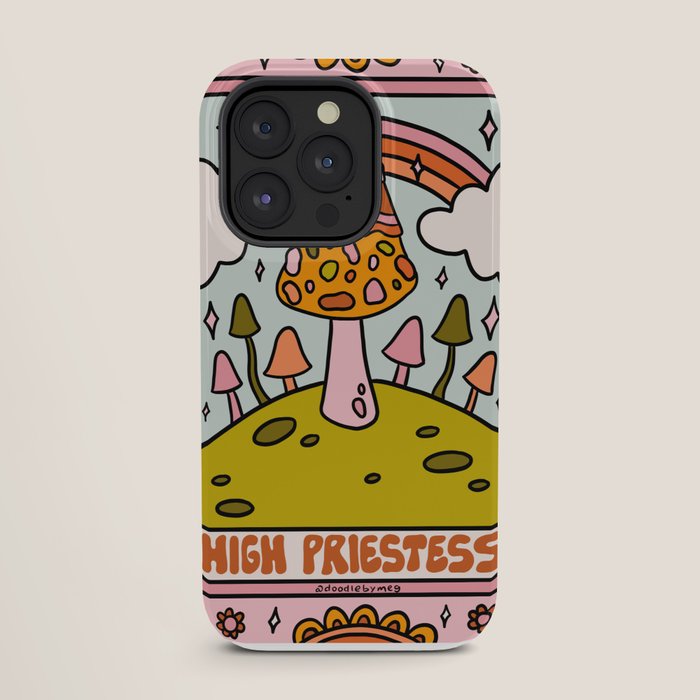 2. High Priestess Mushroom iPhone Case