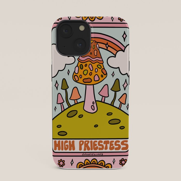 2. High Priestess Mushroom iPhone Case
