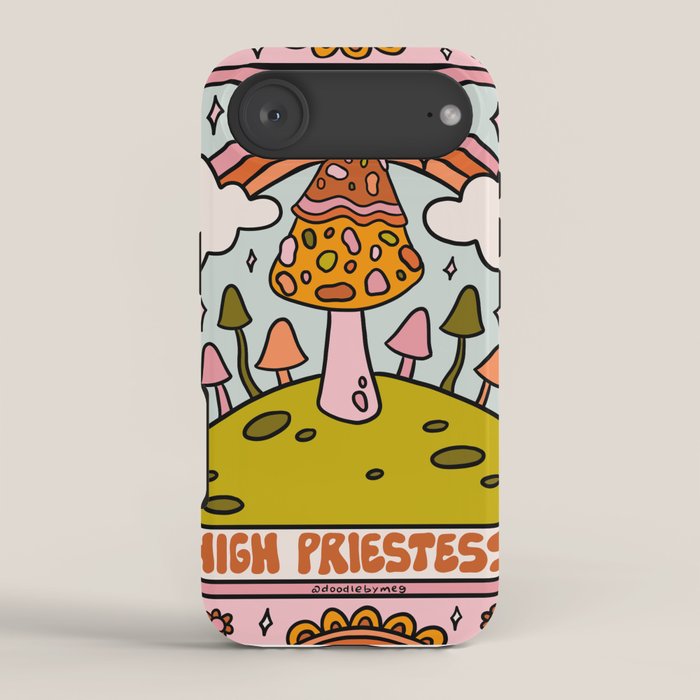 2. High Priestess Mushroom iPhone Case