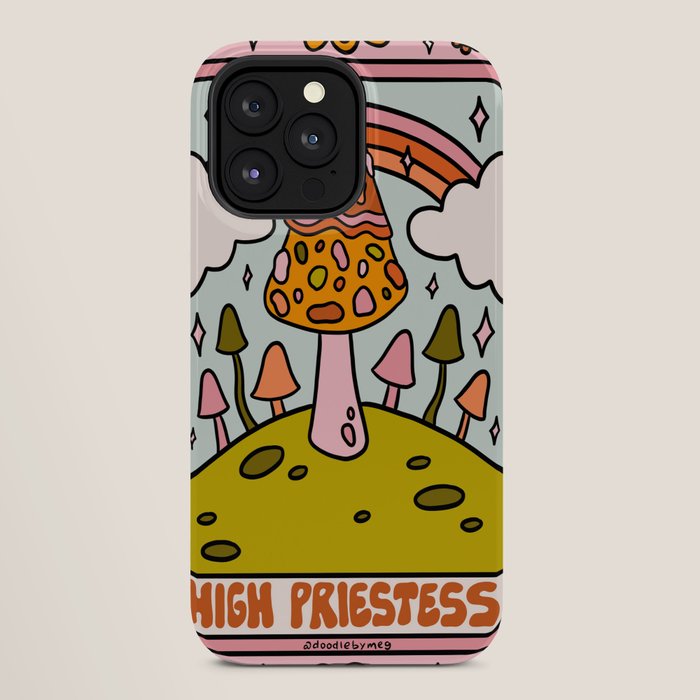 2. High Priestess Mushroom iPhone Case