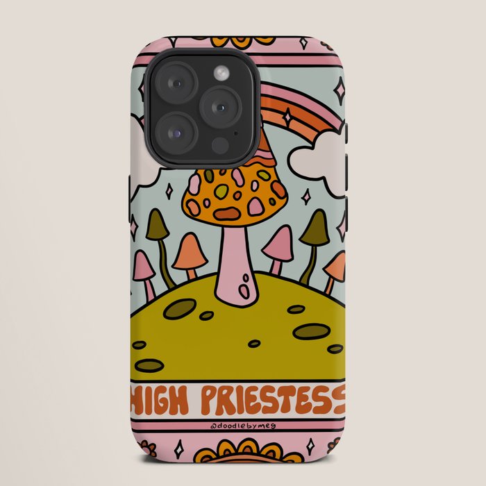 2. High Priestess Mushroom iPhone Case