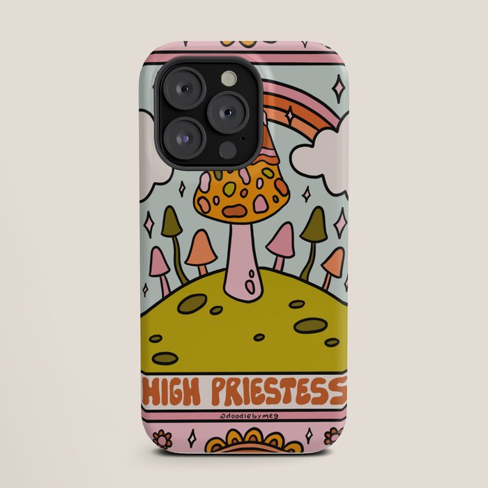 2. High Priestess Mushroom iPhone Case