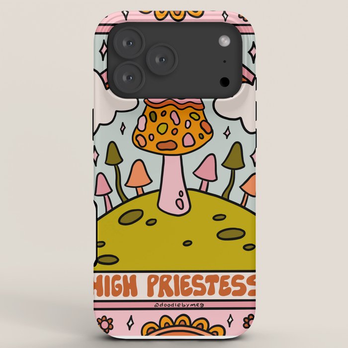 2. High Priestess Mushroom iPhone Case
