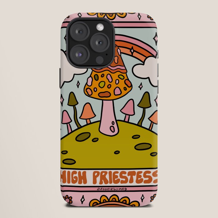 2. High Priestess Mushroom iPhone Case