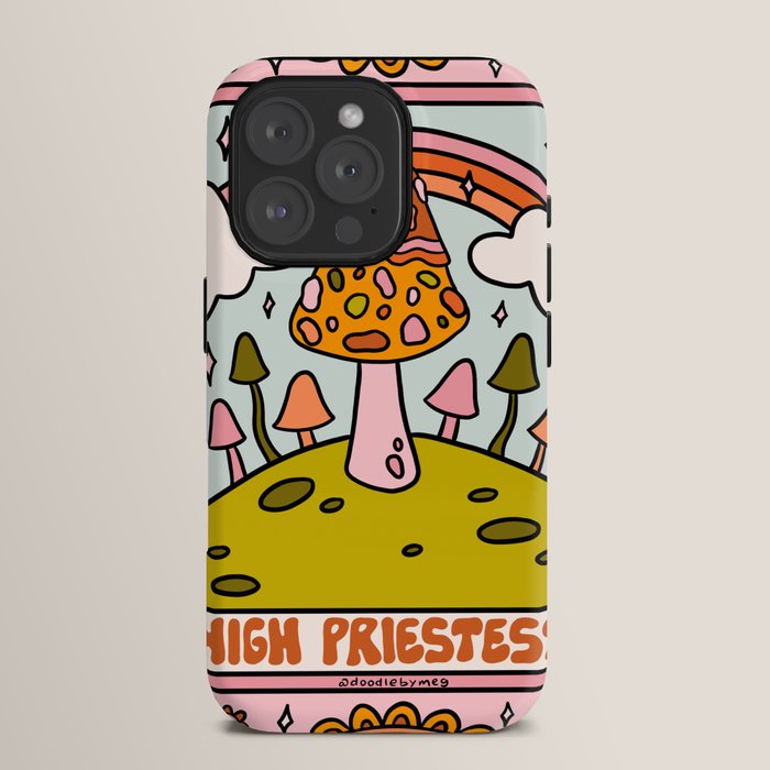 2. High Priestess Mushroom iPhone Case